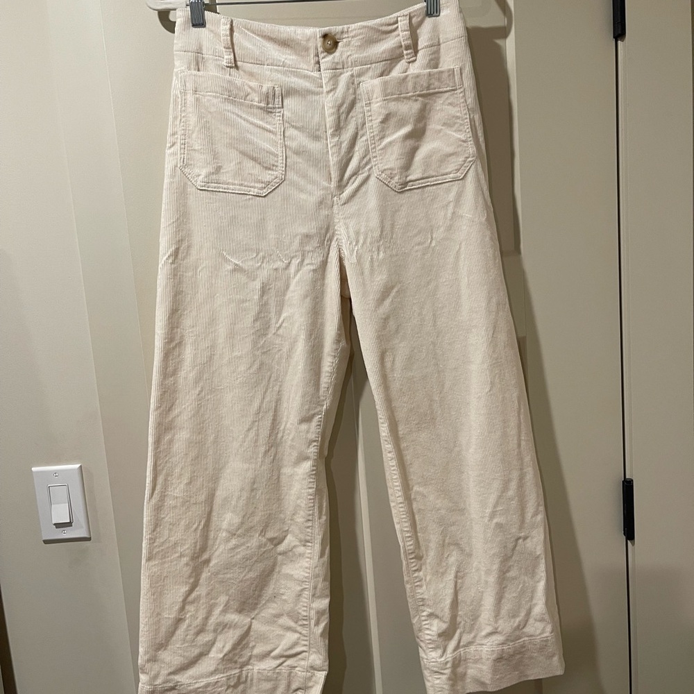 Maeve The Colette Corduroy Wide-Leg Pants